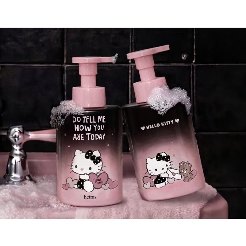 韓國hetras x Hello Kitty限量聯名洗手乳禮盒2件組-細節圖3