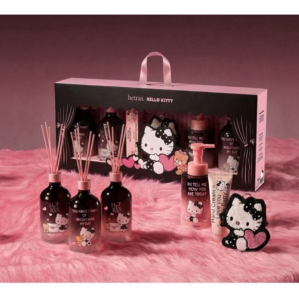 韓國 hetras × Hello Kitty 聯名香氛禮盒 6件組 🎀-細節圖2