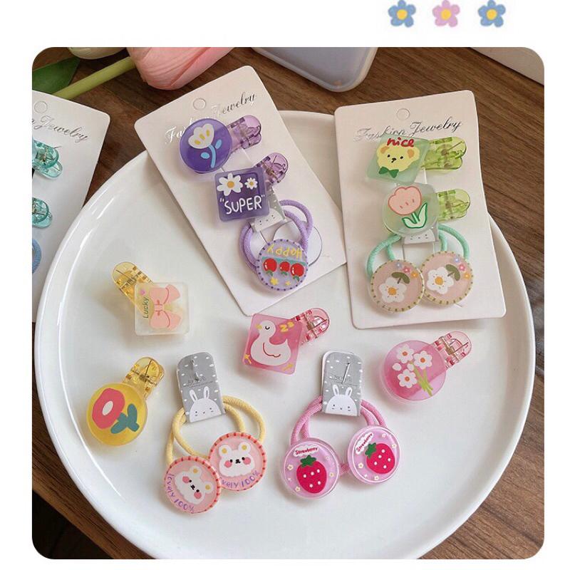 六月生活✨寶寶髮圈三件套 髮圈套組 寶寶髮圈 不上頭髮 小孩髮圈 卡通髮圈 造型髮圈套組 綁頭髮可愛 造型 小孩-細節圖7