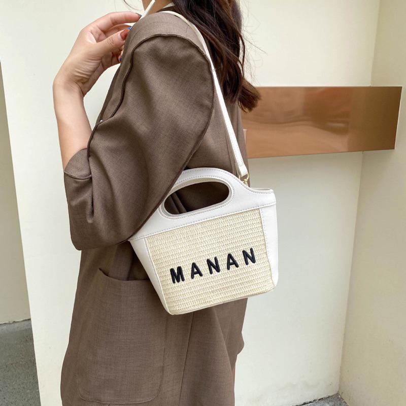 六月生活🔆夏日草編包🌱 海邊度假風 草原露營風 編織風格 斜背包 草編包 渡假風包包 小包包 經典時尚 女生斜背包 包包-細節圖7