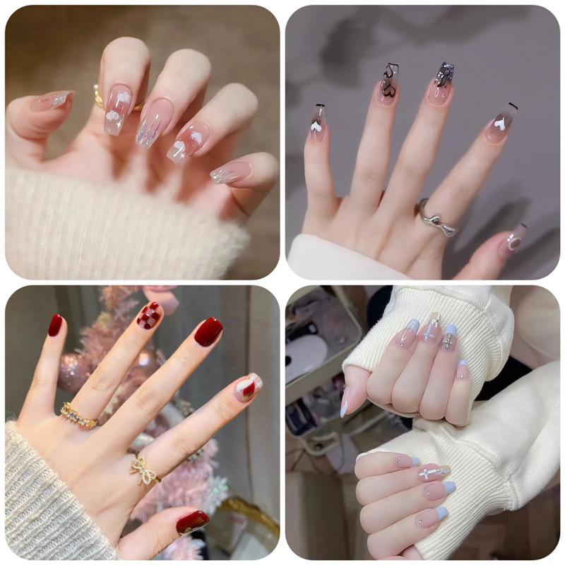 六月生活✨美甲貼片 美甲💅指甲彩繪 美甲用品 指甲貼 穿戴甲 指甲片甲片 美甲片 光療甲片 爆紅款式指甲貼-細節圖2