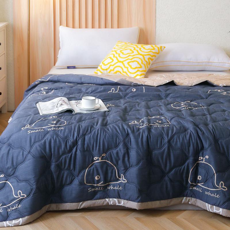 夏天水洗被🔆日系風格 水洗被 夏季空調被 清新風格 水洗被 棉被 兒童被子 家居用品 臥室-細節圖7