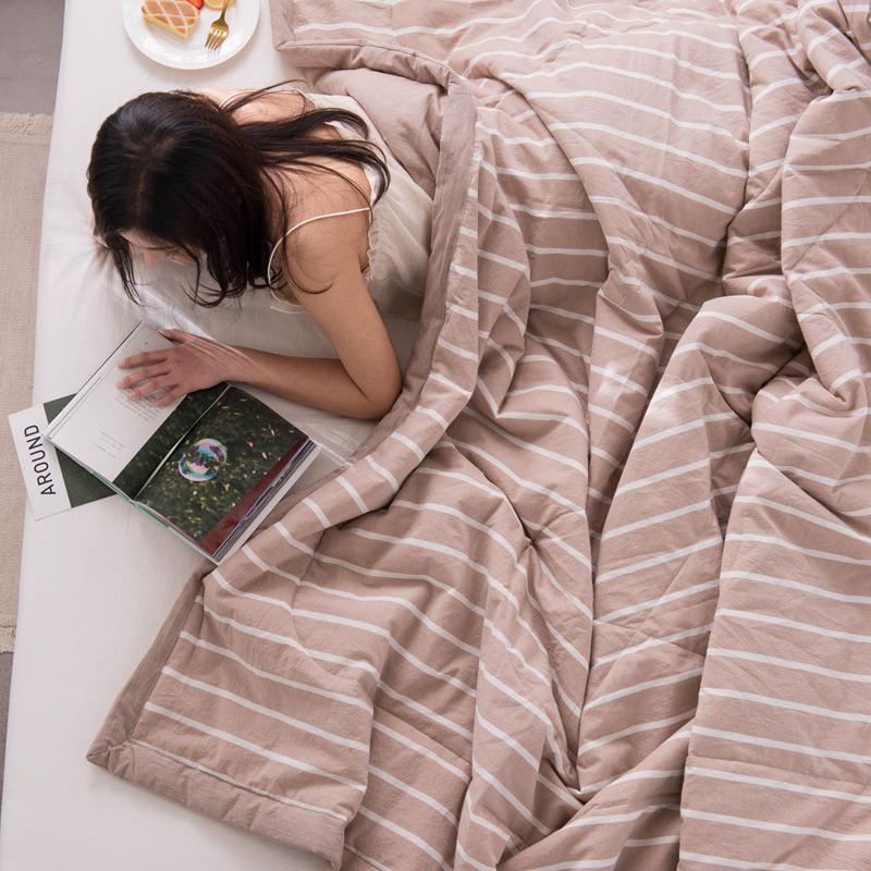 夏天水洗被🔆日系風格 水洗被 夏季空調被 清新風格 水洗被 棉被 兒童被子 家居用品 臥室-細節圖8