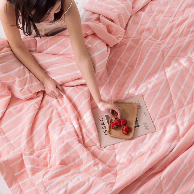 夏天水洗被🔆日系風格 水洗被 夏季空調被 清新風格 水洗被 棉被 兒童被子 家居用品 臥室-細節圖9