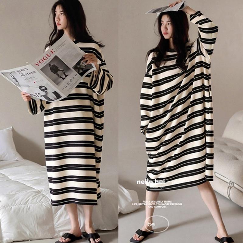 冬天睡衣🧶慵懶套裝 六月生活 卡通睡衣 睡裙 長袖睡衣褲 居家服 冬天居家 舒適溫暖 可愛睡衣卡通娃娃-細節圖3