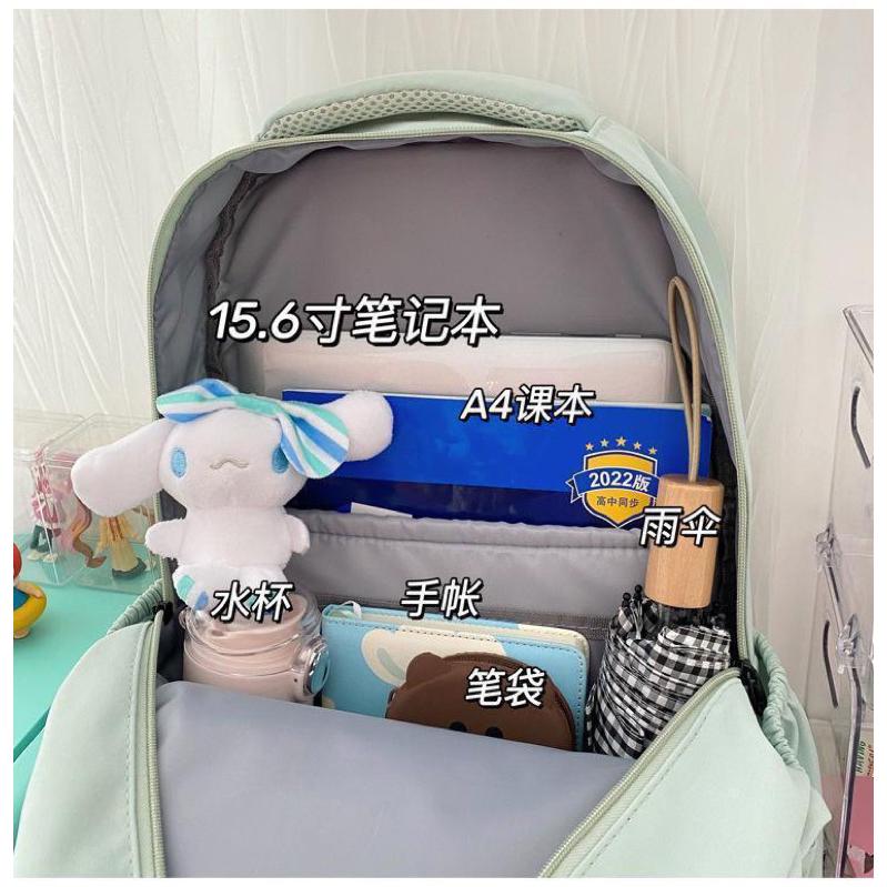 六月生活🌱簡約大容量雙肩包 🎒 學生背包 後背包 雙肩包 加大加厚款式 背包 學生包包 上學後背包 背包-細節圖4