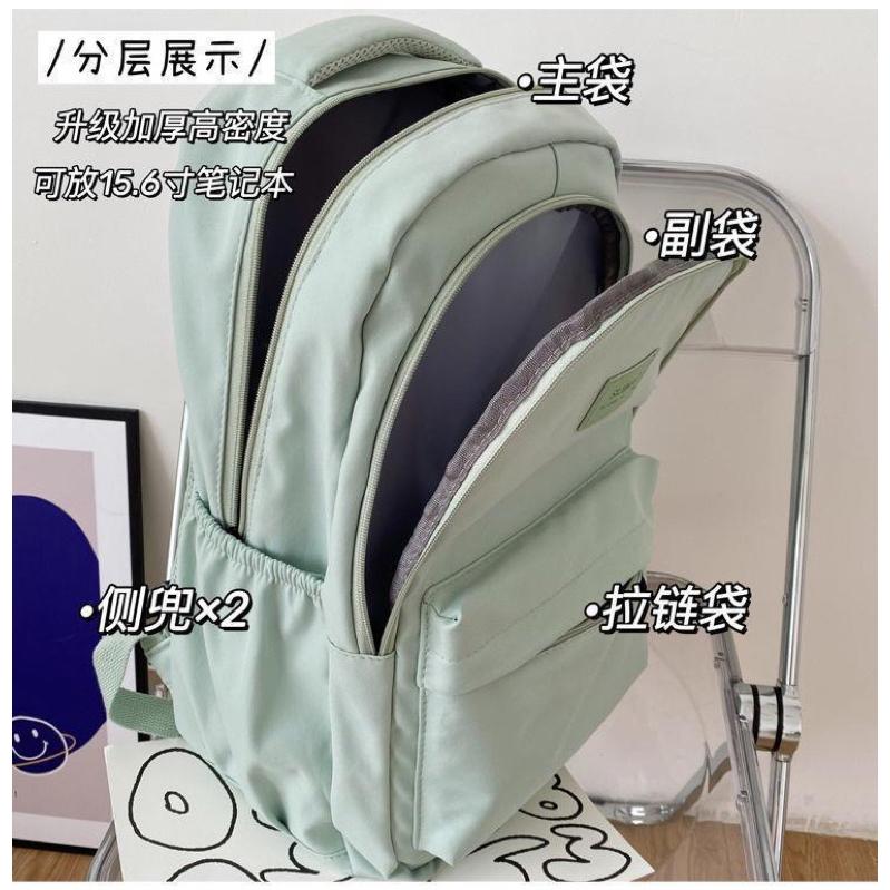 六月生活🌱簡約大容量雙肩包 🎒 學生背包 後背包 雙肩包 加大加厚款式 背包 學生包包 上學後背包 背包-細節圖7