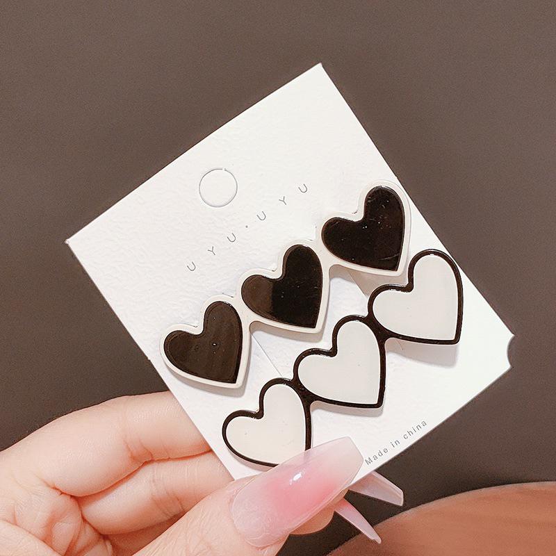 串串愛心髮夾❤️ 愛心髮夾 可愛髮夾 美髮造型 韓國🇰🇷時尚流行 愛心 髮飾髮夾 兒童髮式 卡通愛心-細節圖7