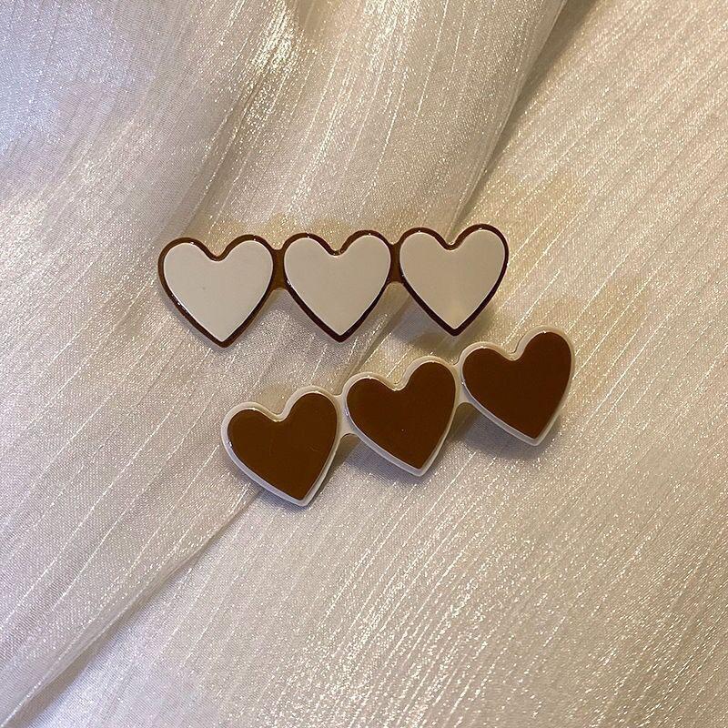 串串愛心髮夾❤️ 愛心髮夾 可愛髮夾 美髮造型 韓國🇰🇷時尚流行 愛心 髮飾髮夾 兒童髮式 卡通愛心-細節圖8