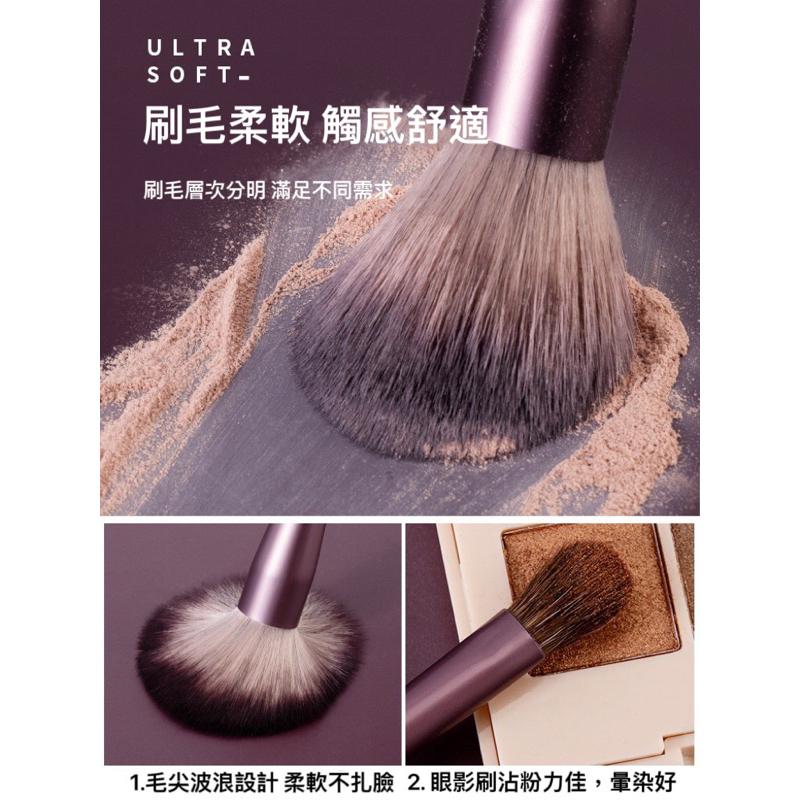 新款單支小葡萄化妝套刷馬毛微晶絲套刷美妝工具工廠 現貨烤漆木柄-細節圖3