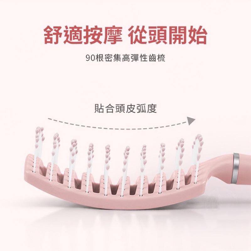 台灣現貨免運🇹🇼女神髮梳 馬卡龍大彎梳髮根蓬鬆 髮梳 按摩梳 神奇魔法梳蓬鬆梳 造型梳 美髮梳 排骨梳 順髮梳 按摩梳子-細節圖7