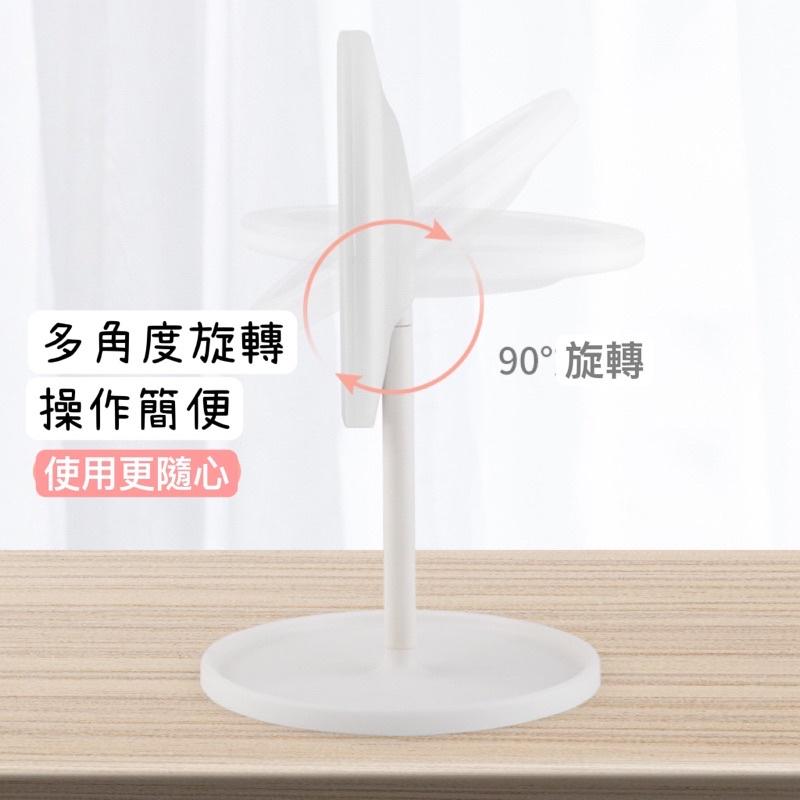 六月生活✨LED美妝鏡🪞充電LED化妝鏡台式帶燈宿舍梳妝鏡女便攜隨身補光美 新疆西藏專鏈-細節圖8