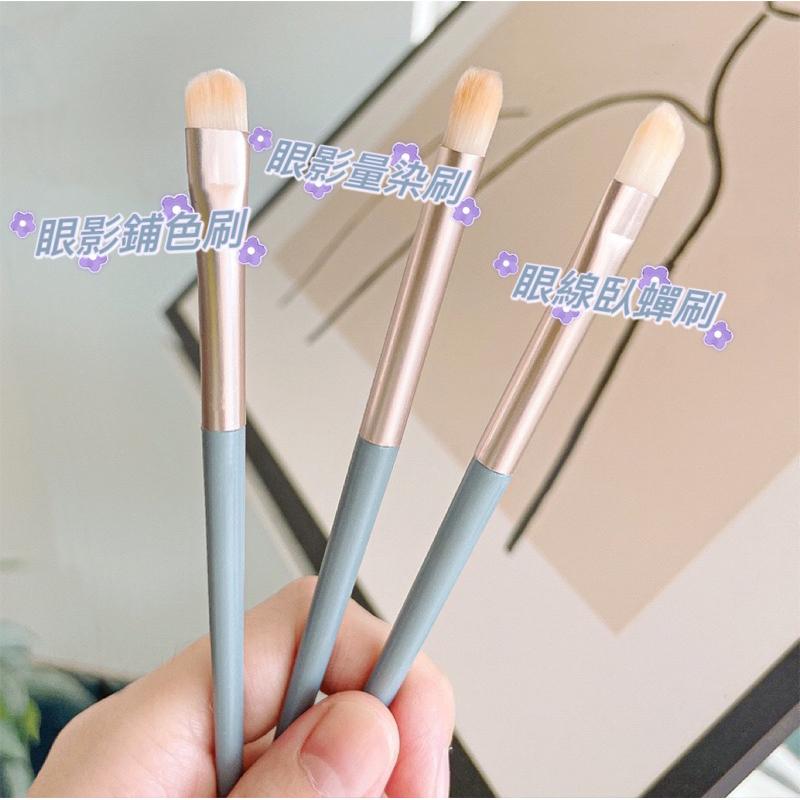 🌈3支裝眼影刷化妝刷套刷初學者彩妝工貝纖維刷單獨包裝眼影刷-細節圖2