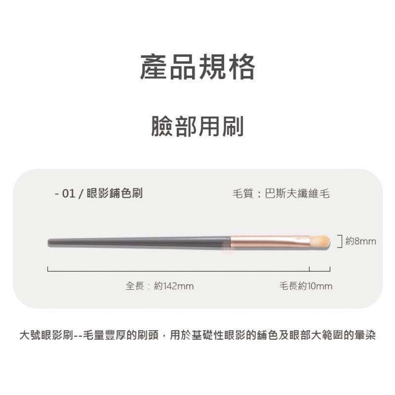 🌈3支裝眼影刷化妝刷套刷初學者彩妝工貝纖維刷單獨包裝眼影刷-細節圖4