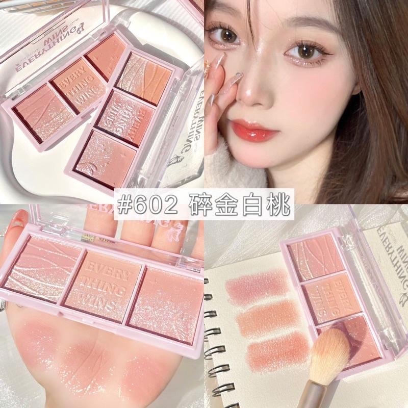 六月生活🌸秘境花園三色腮紅 粉粉嫩嫩腮紅 彩妝用具 粉色少女系 讓妳美美噠 小紅書推薦 腮紅 腮紅刷-細節圖2