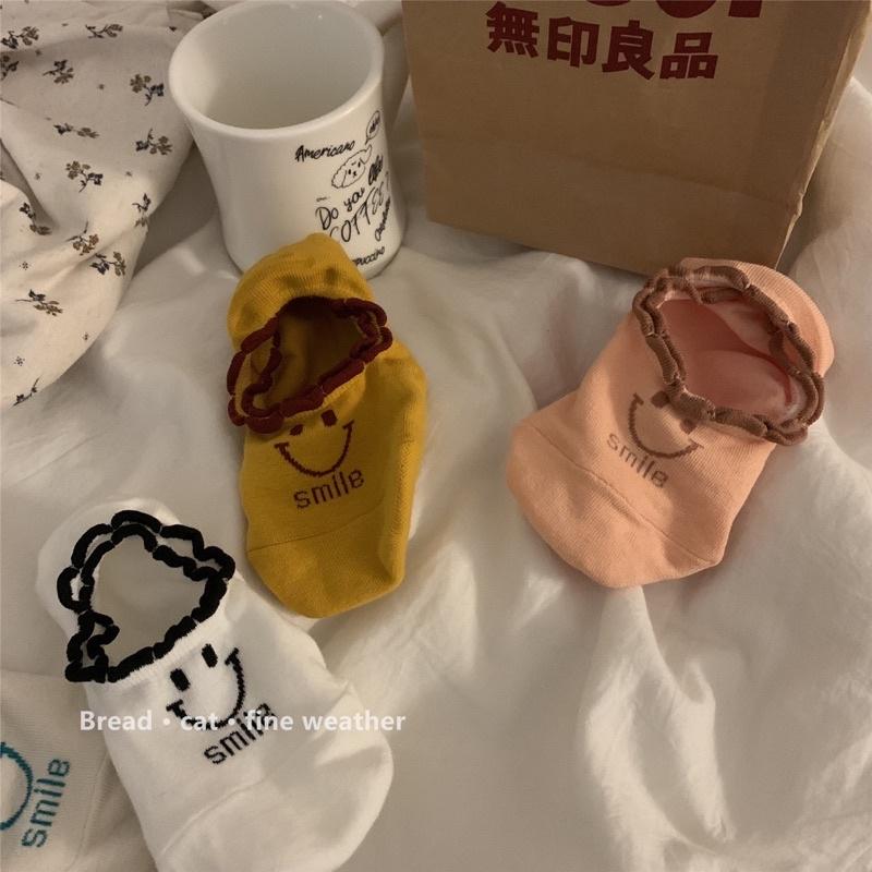 ✨六月生活✨荷葉邊淺口襪 微笑淺口襪 夏天襪隱形船襪-細節圖2