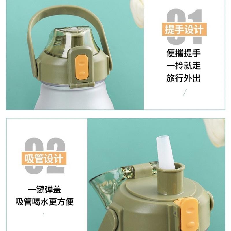 六月生活✨台灣現貨供應🔹PC水壺 運動水壺 大容量水壺吸管水壺 夏天水壺萬用水壺 水杯水瓶保溫杯-細節圖3