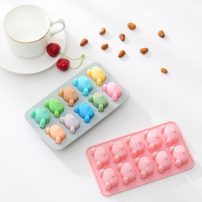 六月生活✨夏天必備可愛製冰盒 卡通製冰盒 夏天用品 冰箱用品 製冰模具巧克力模具-細節圖4