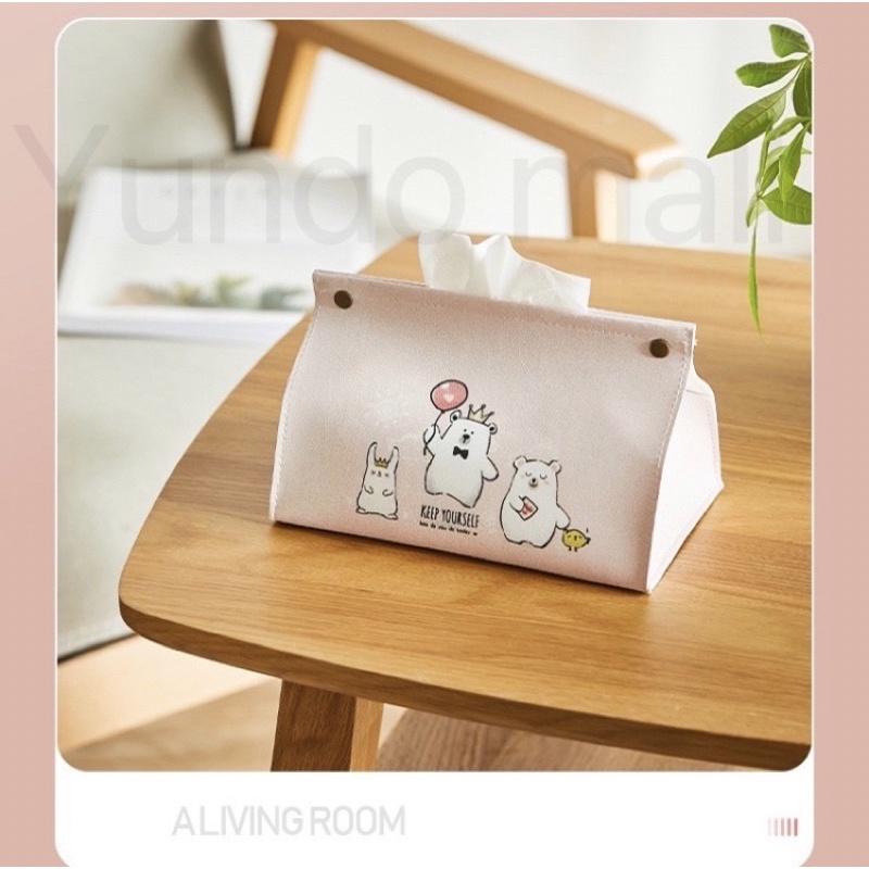 六月🔸台灣現貨🔸幾何圖形面紙盒 北歐風格 收納盒 卡通印花 按扣客廳餐桌抽取式面紙盒-細節圖3