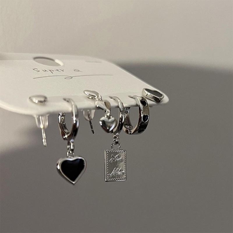 六月生活✨INS六件套耳環 耳環套組 風格耳環 時尚搭配 耳環耳針 韓國時尚-細節圖3