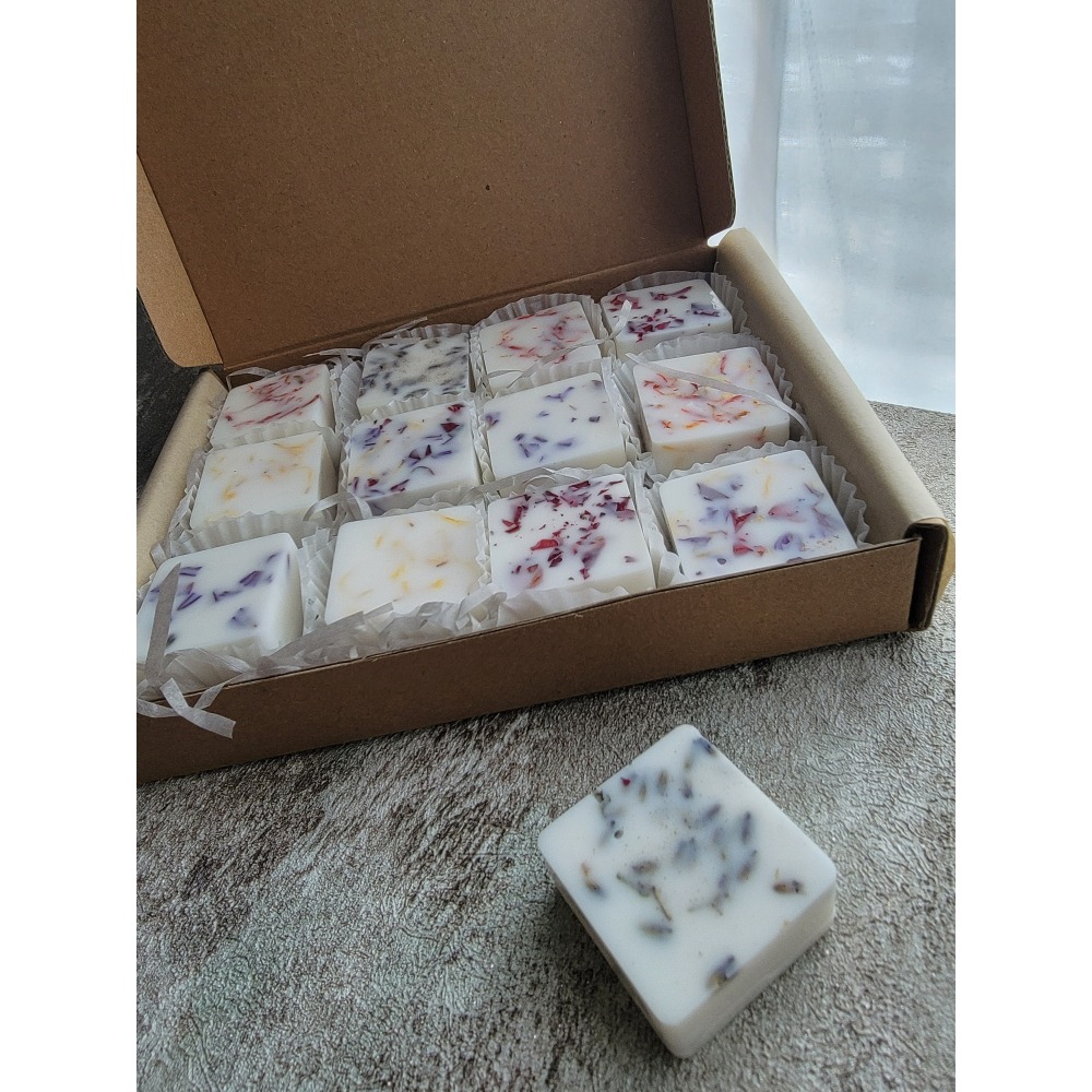 𝐞𝐩𝐬𝐢𝐥𝐨𝐧 𝐦｜香氛融蠟塊｜方形乾燥花禮盒-細節圖2