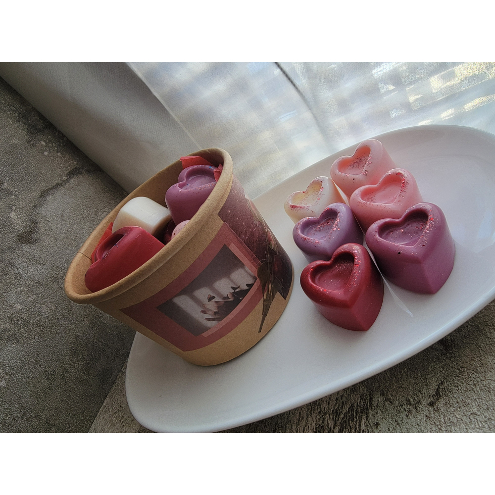 𝐞𝐩𝐬𝐢𝐥𝐨𝐧 𝐦｜香氛融蠟塊｜白粉紅紫｜愛心-細節圖3