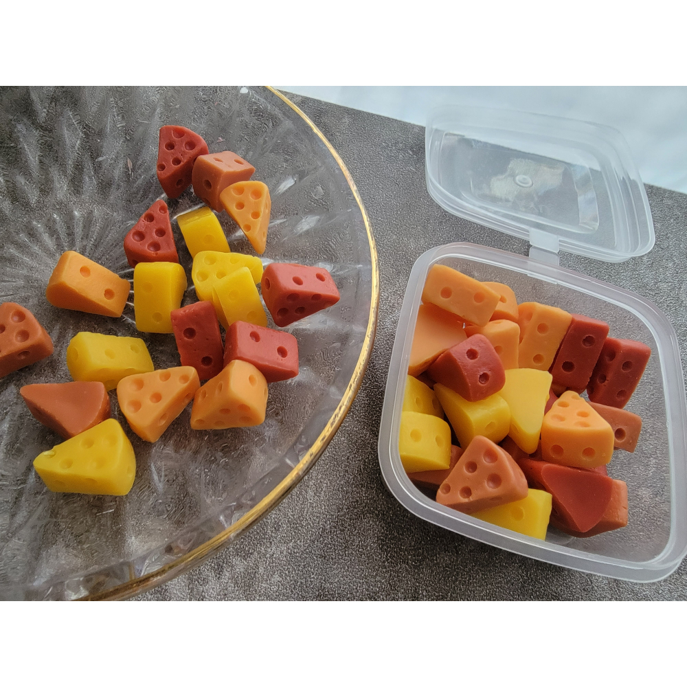 𝐞𝐩𝐬𝐢𝐥𝐨𝐧 𝐦｜香氛融蠟塊｜黃橘色系｜超迷你乳酪起司-細節圖2