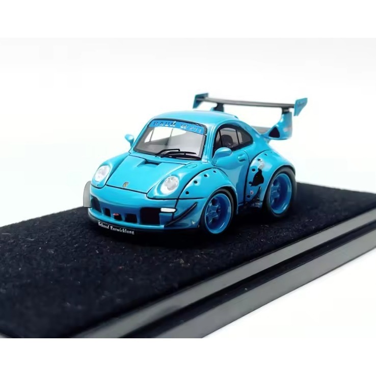現貨 Litte egg RWB 993 藍色 寬體版 Q車 蛋車 蒂芬妮藍 阿Q車 Choro Q-細節圖2