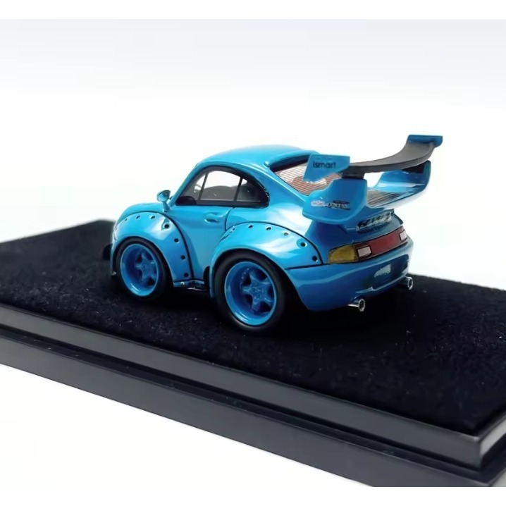 現貨 Litte egg RWB 993 藍色 寬體版 Q車 蛋車 蒂芬妮藍 阿Q車 Choro Q-細節圖3