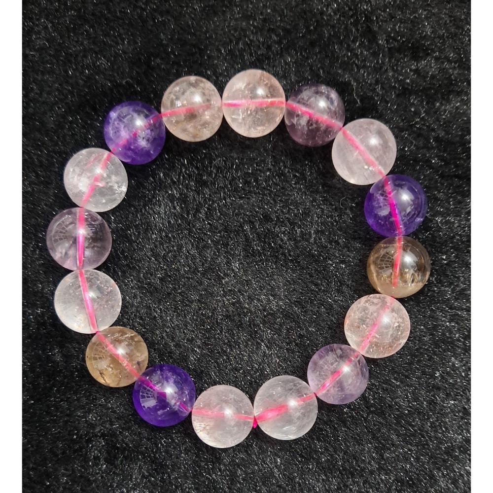 實拍天然超七手鍊-細節圖2