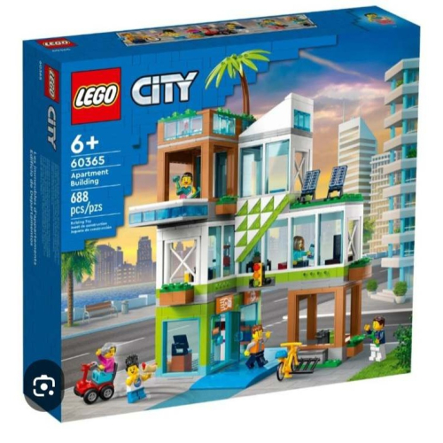 【睿睿小舖】LEGO 樂高 積木 60365 公寓大樓 盒普通 如圖。