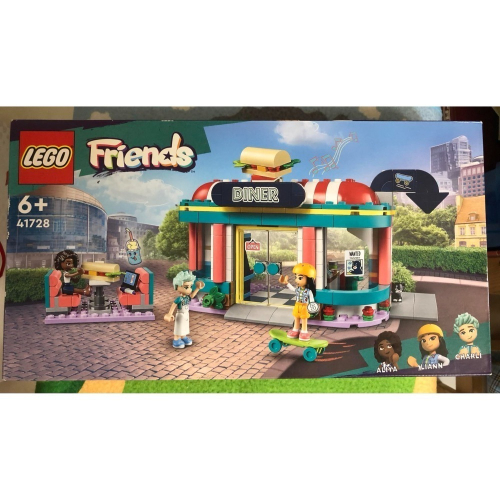 【睿睿小舖】樂高 LEGO 積木 Friends 好朋友系列 41728 心湖城市區餐館 如圖。