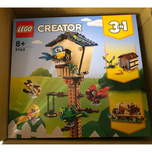 【睿睿小舖】樂高 LEGO 積木 31143 創意系列 鳥屋 如圖。
