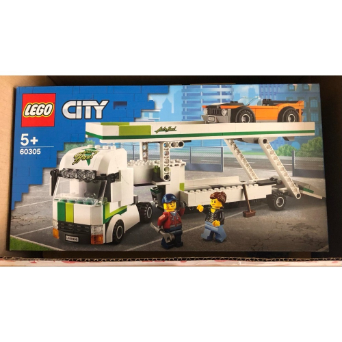 【睿睿小舖】樂高 LEGO 積木 CITY 城市系列 60305 卡車 運輸車 如圖。