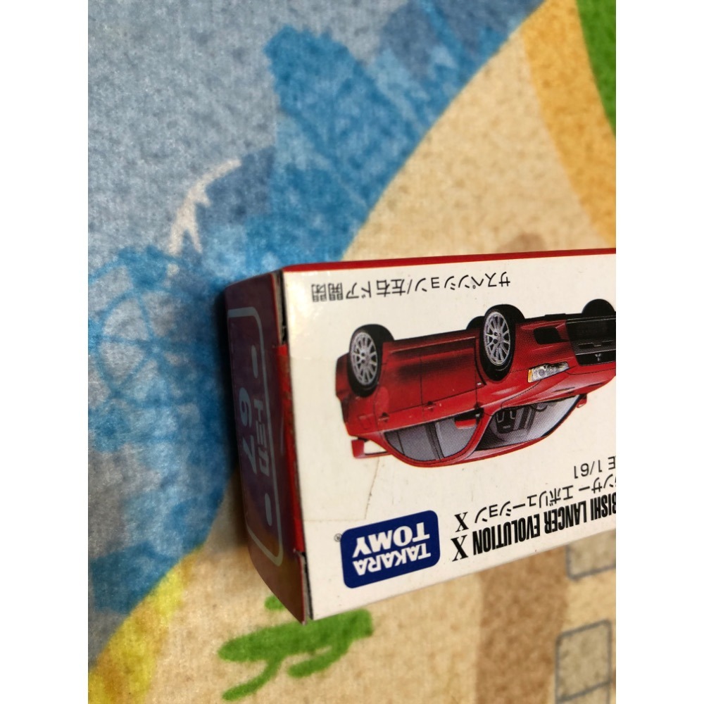 無膜 盒不優 【睿睿小舖】TOMY TOMICA 多美小汽車 67 三菱 Lancer 1 台 如圖。-細節圖3