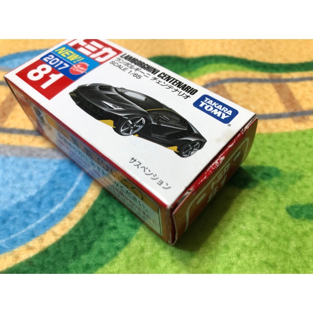 已拆封 【睿睿小舖】TOMY TOMICA 多美小汽車 81 藍寶基尼 1 台 如圖。-細節圖5