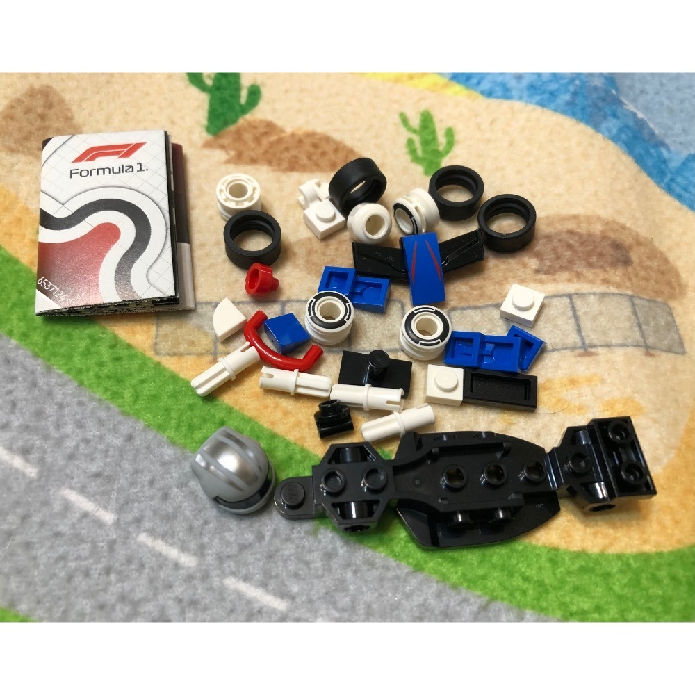 【睿睿小舖】LEGO 樂高 積木 F1 抽抽樂 71049 8 號 Vcarb 如圖。-細節圖3