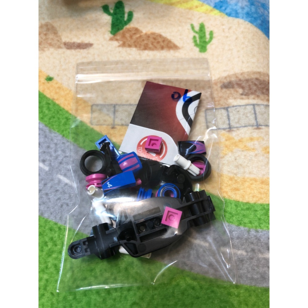 【睿睿小舖】LEGO 樂高 積木 F1 抽抽樂 71049 6 號 阿爾卑 如圖。-細節圖2
