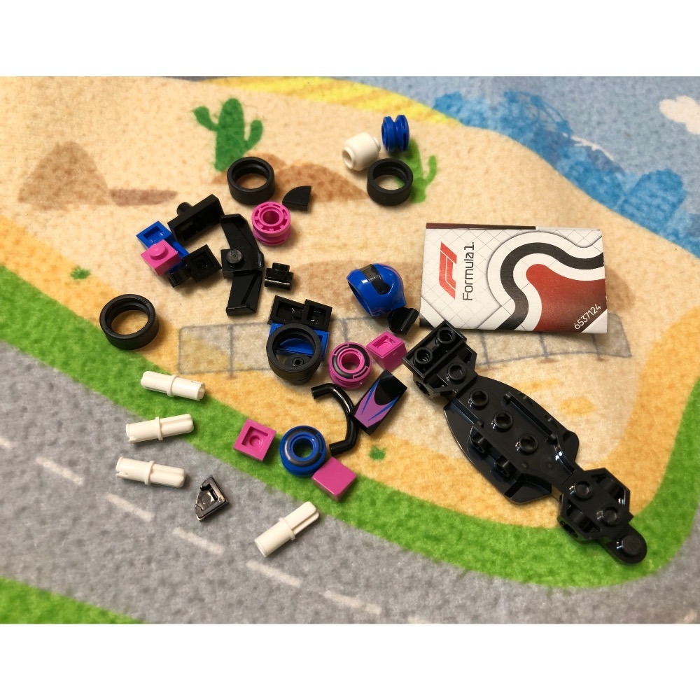 【睿睿小舖】LEGO 樂高 積木 F1 抽抽樂 71049 6 號 阿爾卑 如圖。-細節圖3