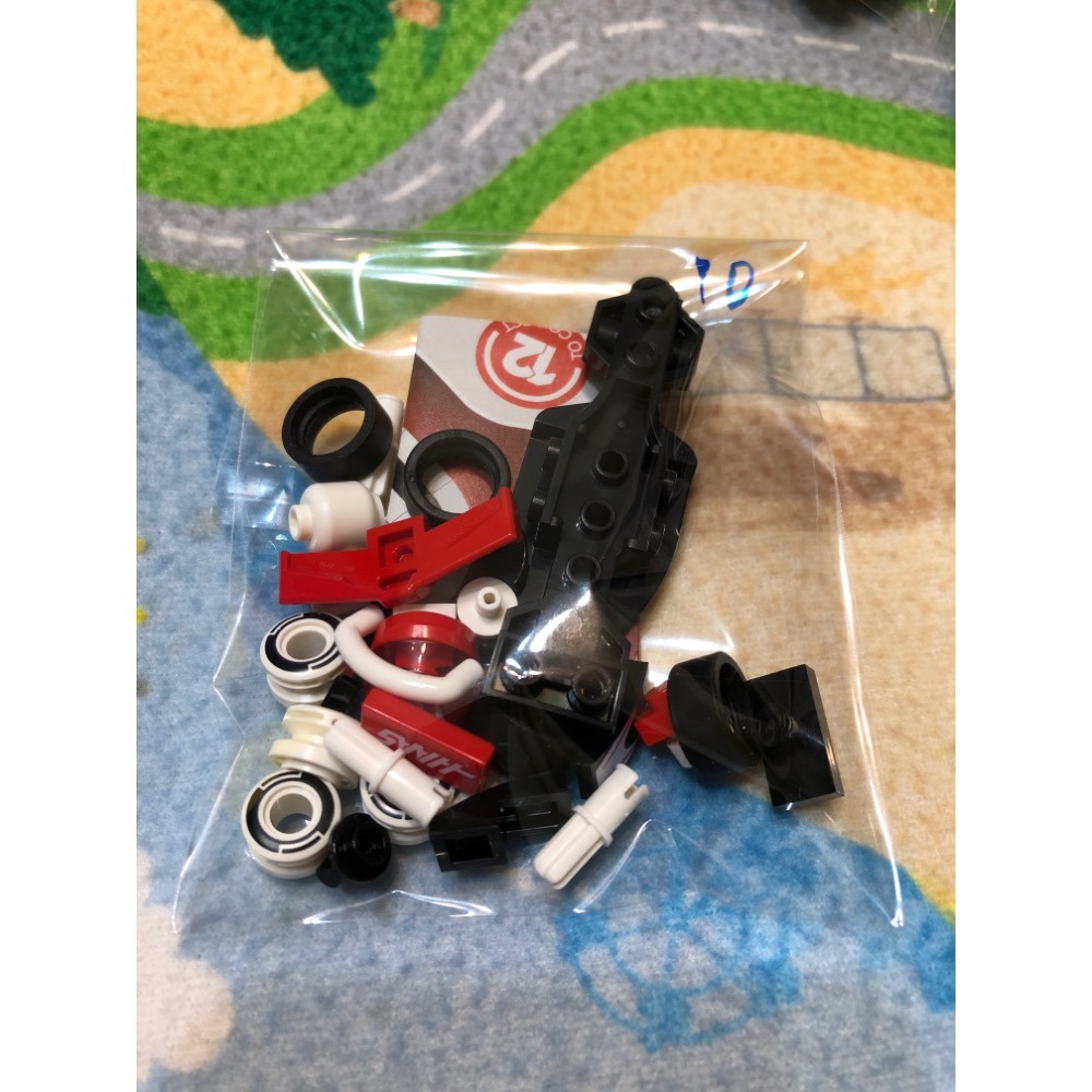 【睿睿小舖】LEGO 樂高 積木 F1 抽抽樂 71049 10 號 哈斯 如圖。-細節圖2