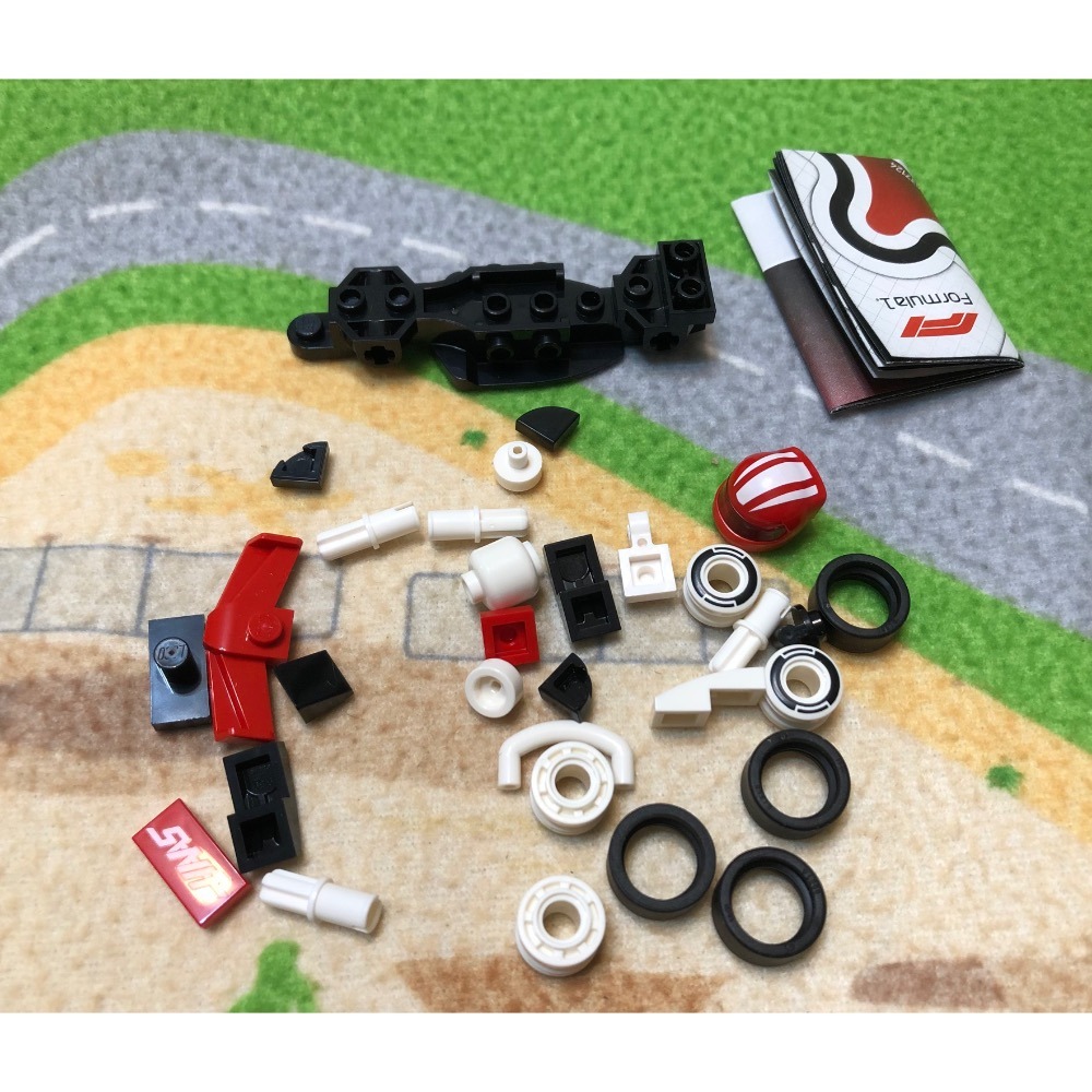 【睿睿小舖】LEGO 樂高 積木 F1 抽抽樂 71049 10 號 哈斯 如圖。-細節圖3