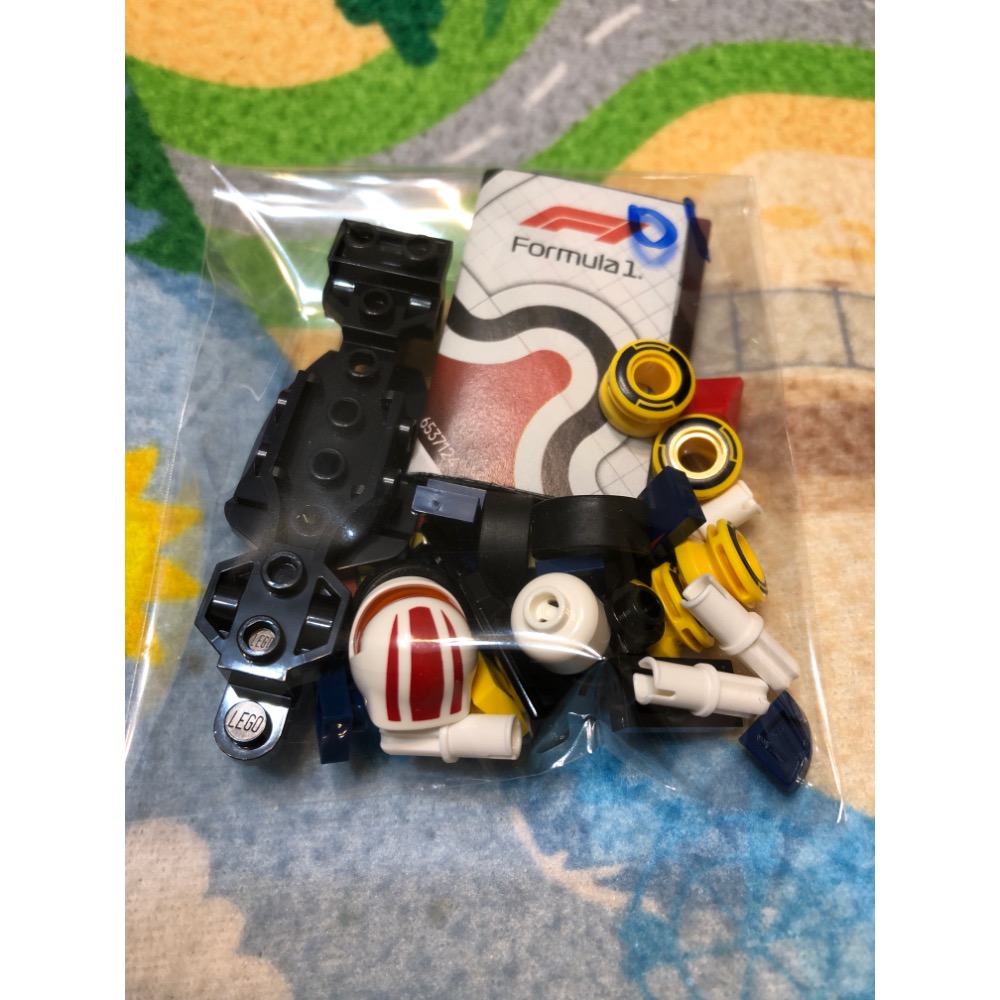 【睿睿小舖】LEGO 樂高 積木 F1 抽抽樂 71049 1 號 紅牛 如圖。-細節圖2