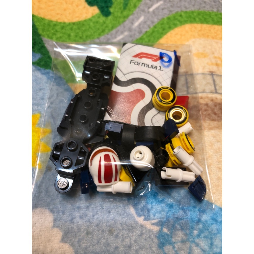 【睿睿小舖】LEGO 樂高 積木 F1 抽抽樂 71049 1 號 紅牛 如圖。-細節圖2
