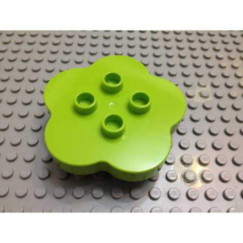 【點點小豆】LEGO 樂高積木 DUPLO 得寶 淺綠色 花朵造型 桌子 一個 如圖！