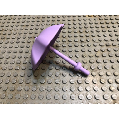 【點點小豆】LEGO 樂高積木 duplo 得寶 淺紫色 小陽傘 雨傘 配件 一 個 如圖！