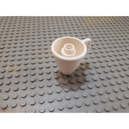 【點點小豆】lego 樂高積木 DUPLO 得寶 白色 水壺 杯子 一 個 如圖！