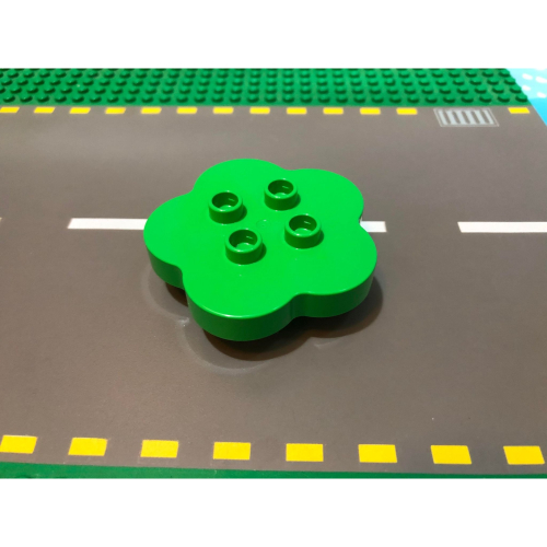 【點點小豆】LEGO 樂高積木 DUPLO 得寶 零件 綠色 花朵造型 桌子 樹葉 樹叢 一個 如圖！
