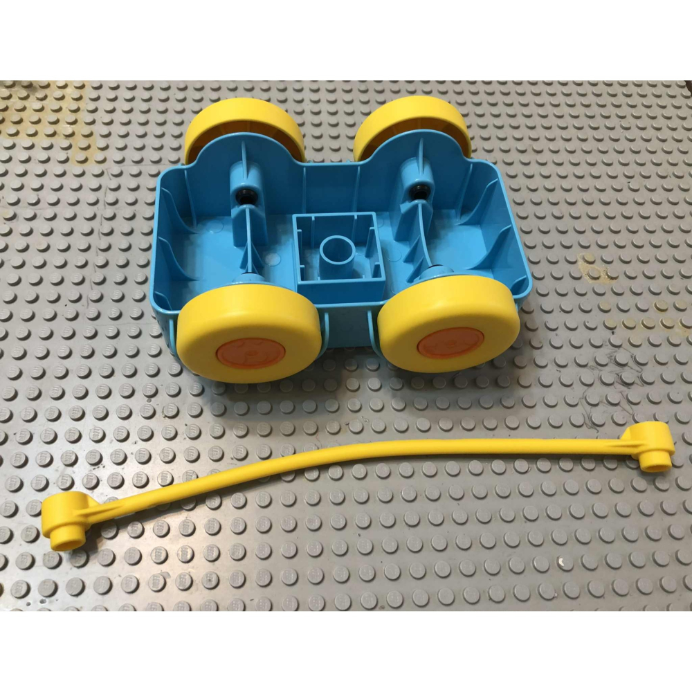 【點點小豆】LEGO 樂高積木 DUPLO 得寶 水藍色 拉車 車類 一 如圖！-細節圖2