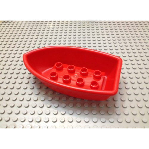 【點點小豆】LEGO 樂高積木 DUPLO 得寶 紅色小船 一個 如圖！