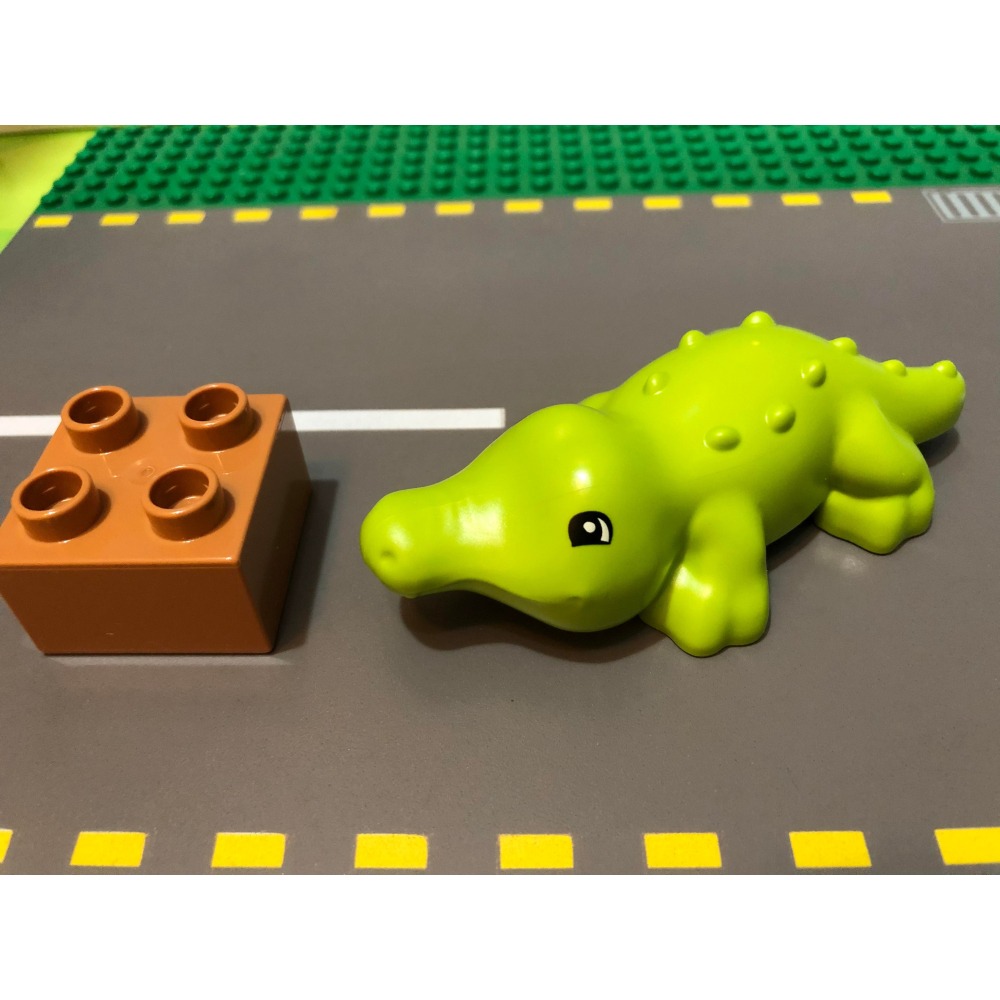 【點點小豆】LEGO 樂高 積木 DUPLO 得寶 零件 動物 小鱷魚 鱷魚  一個  如圖！-細節圖3